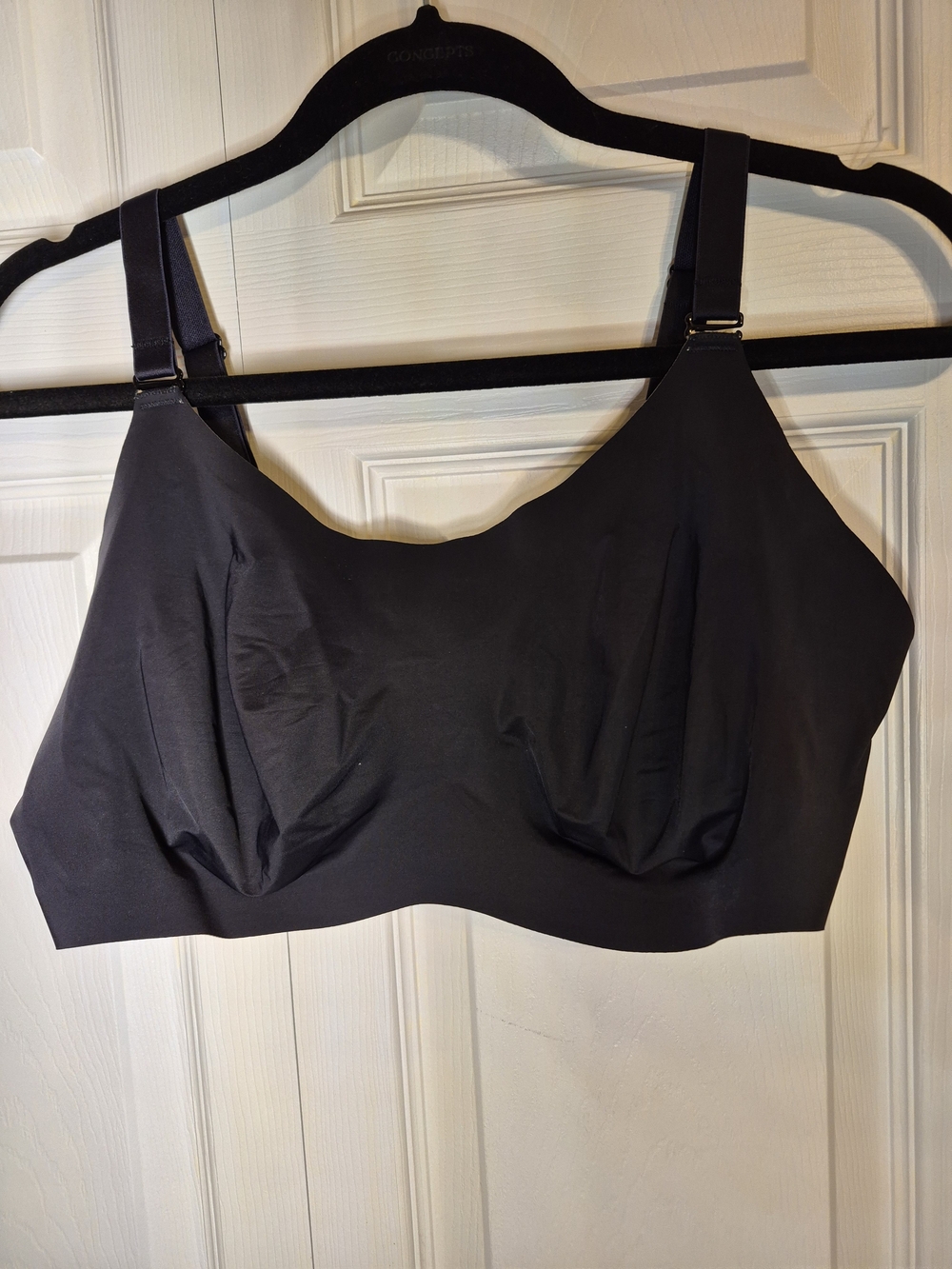 Knix Evolution Black Wireless Comfort Reversable Bra - Women Intimates